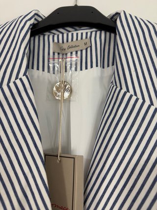 Chaqueta Rayas Doble Botonadura