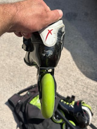 Patines de velocidad y mochila