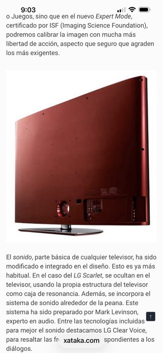 Televisor LG Scarlet 42” Full HD 1080