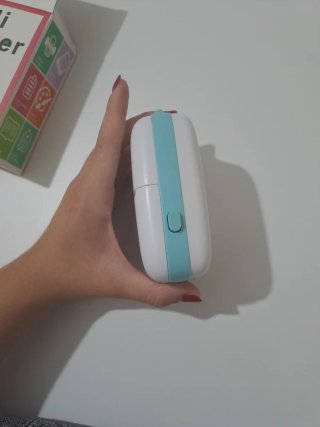 Mini impresora térmica rosa