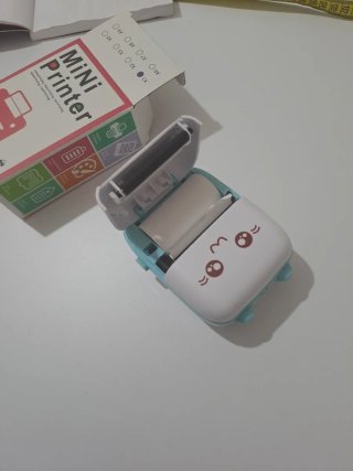 Mini impresora térmica rosa