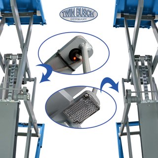 Elevador de Tijera Twin Busch TWS35-20E