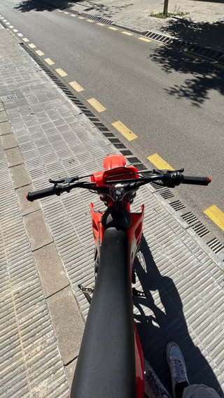 Moto Rieju Cross 50cc Naranja