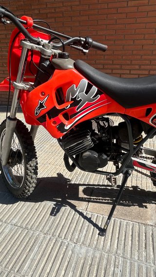 Moto Rieju Cross 50cc Naranja