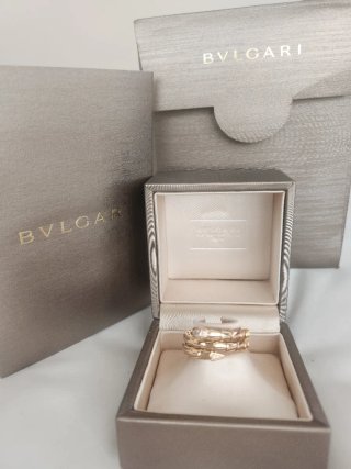 Anillo Bulgari Serpenti Viper Oro Rosa Diamantes