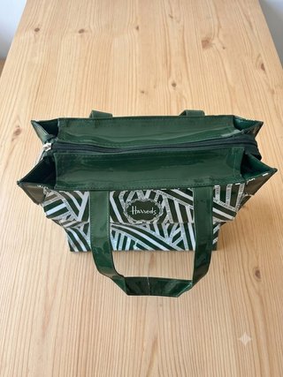 Bolso Tote Harrods Charol Verde - Nuevo a estrenar