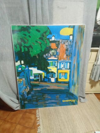 Lámina Kandinsky Abstracta 1,23x0,91