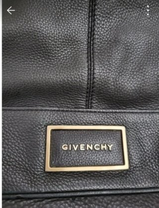 Bolsa de piel Givenchy negra