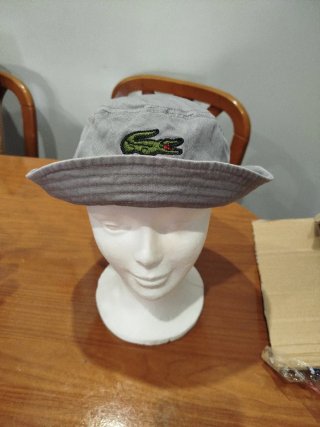 Sombrero bucket Lacoste verde