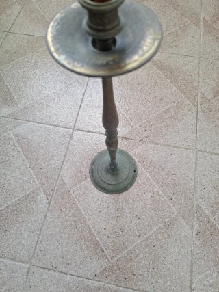 Candelabro antiguo metal