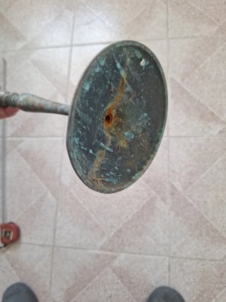 Candelabro antiguo metal