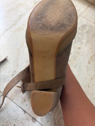 Botines Zara Talla 40 Marrones
