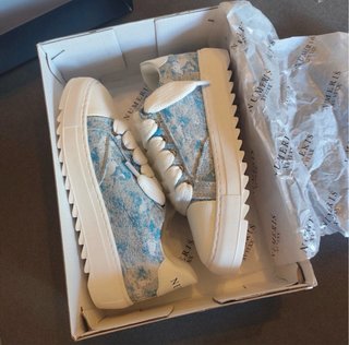 Numeris Azul Zapatillas Deportivas Mujer