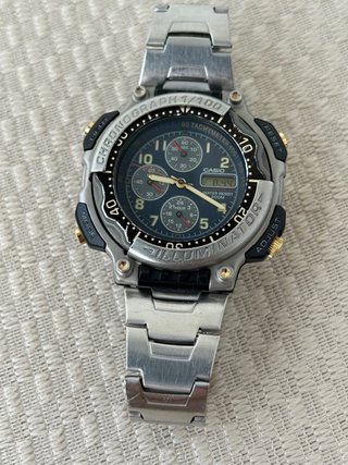 Casio Chronograph 1/100 Duro Reloj