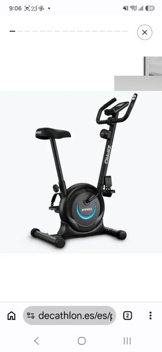 Bicicleta Estática Zipro Negra
