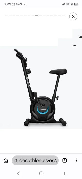 Bicicleta Estática Zipro Negra