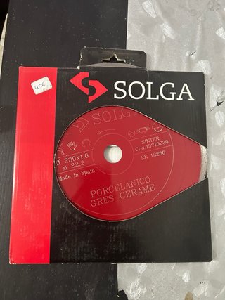 Lote Discos Corte SOLGA Amoladora Radial