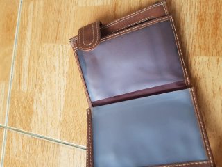 Cartera Billetera hombre RIDALMODA nueva marrón.