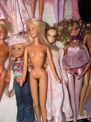 Lotto bambole Barbie e altre