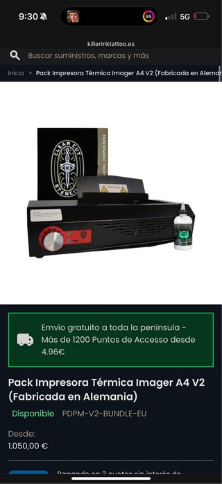 Termocopiadora en perfecto estado