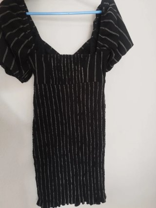 Vestido mini Bershka rayas verticales