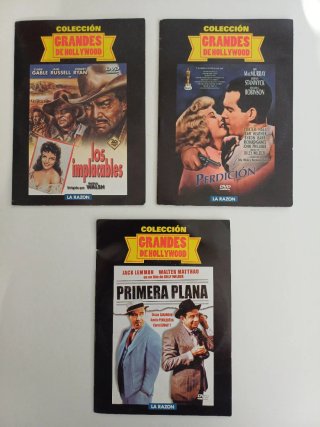 COLECCIÓN GRANDES DE HOLLYWOOD. 7 PELÍCULAS. DVD.