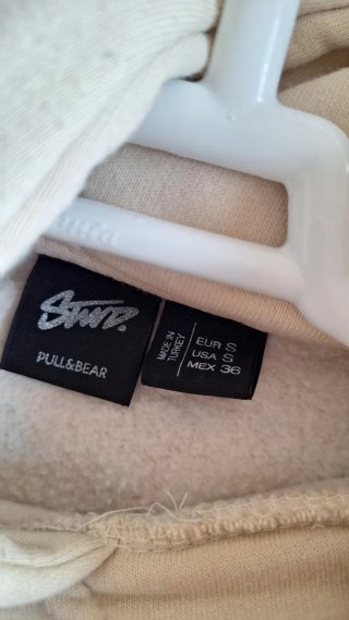 Sudadera Beige con Estampado Video Empty Soul
