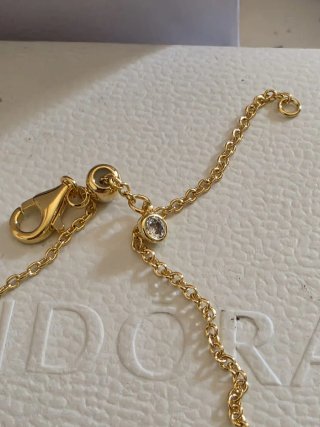 Pulsera Pandora chapada en oro 18cm