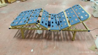 Cama articulada plegable