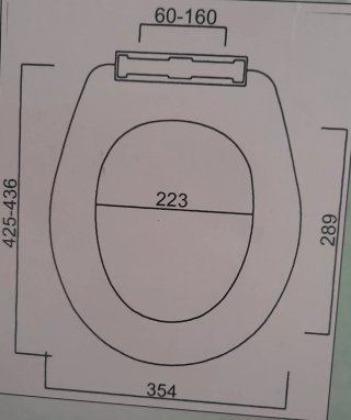 Tapa de WC Universal Blanca