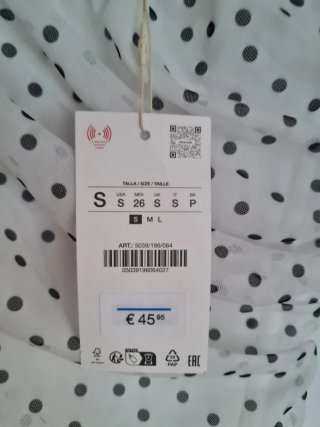 Vestido de zara