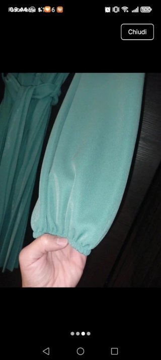 Vestito donna verde taglia unica