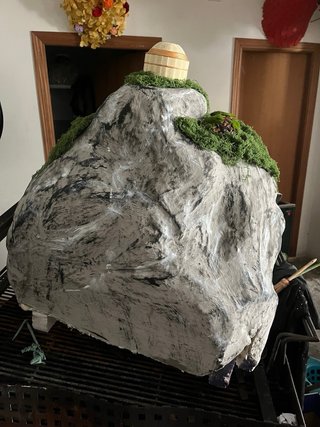 Diorama Monte Olimpo detallado
