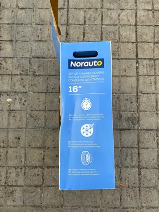 3 Tapacubos Originales Fiat 16”