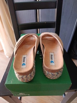 Sandalias Mustang Talla 36 Beige