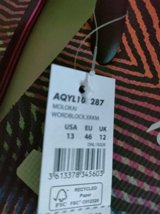 Chanclas Quiksilver 46 Nuevas