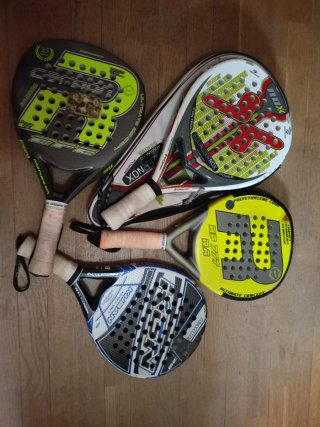 Palas de pádel reparadas