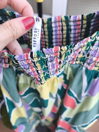 Vestido playero estampado Tiffosi M