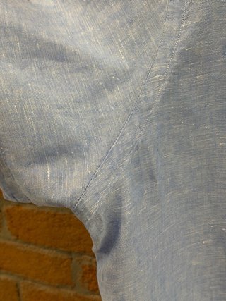 Camicia Ralph Lauren Lino Azzurra XL