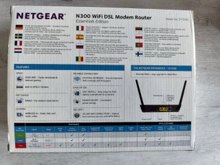 Módem Router NETGEAR N300 Wifi DSL