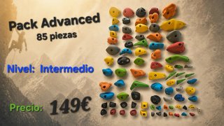 Pack Presas Escalada Avanzado 85 Piezas