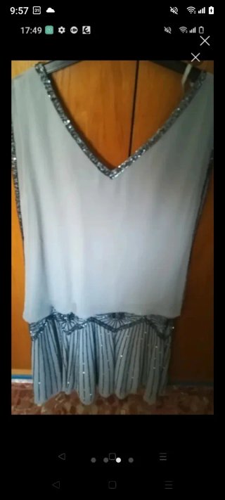 Vestido azul El Corte Inglés sin estrenar