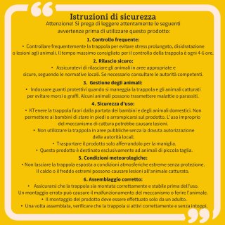 Gabbia Trappola per Animali Piccoli con Maniglia