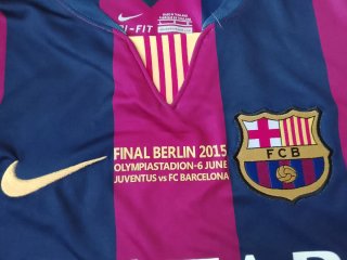 MESSI FINAL CHAMPIONS 2015 AUTÓGRAFO IMPRESO