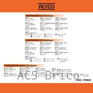 Maletín Herramientas 120 Piezas Alyco 170822