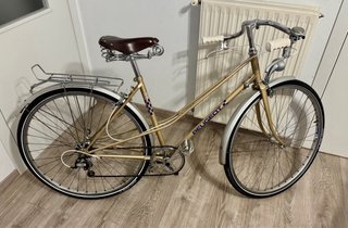 Bici Clásica Peugeot Dorada