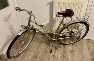 Bici Clásica Peugeot Dorada