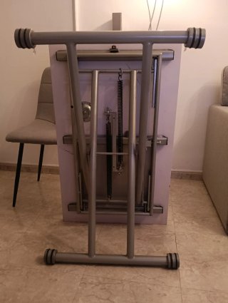 Mesa de salón extensible y plegable