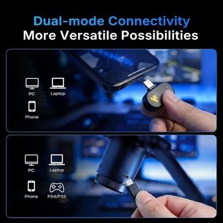 Micrófono gaming inalámbrico RGB NUEVO