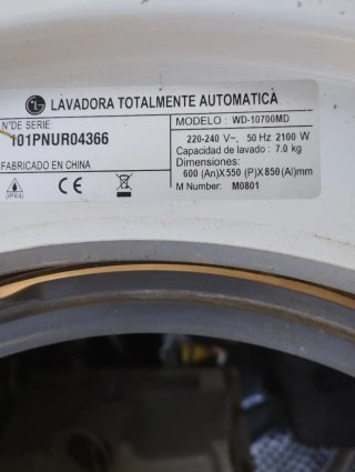 Muelles Lavadora LG (2 unidades)